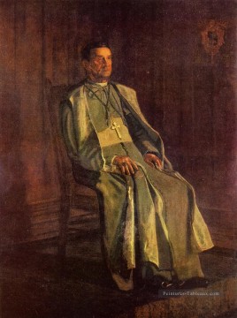 Monseigneur Diomede Falconia réalisme portraits Thomas Eakins Peinture à l'huile